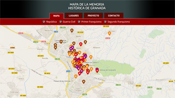 Mapa de la Memoria Histórica de Granada